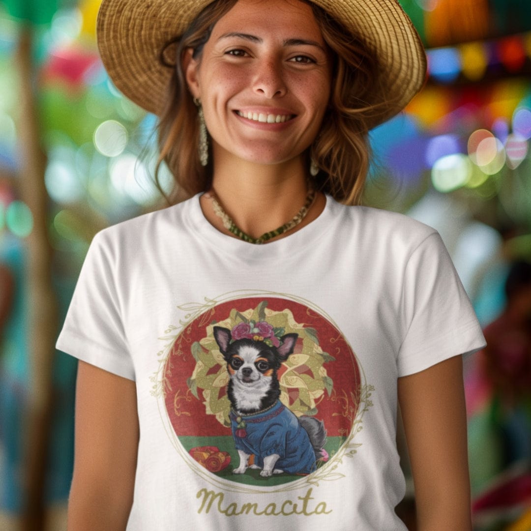 T-Shirt Mamacita Aurora Chihuahua Design Premium Unisex Tee --reallyintothat