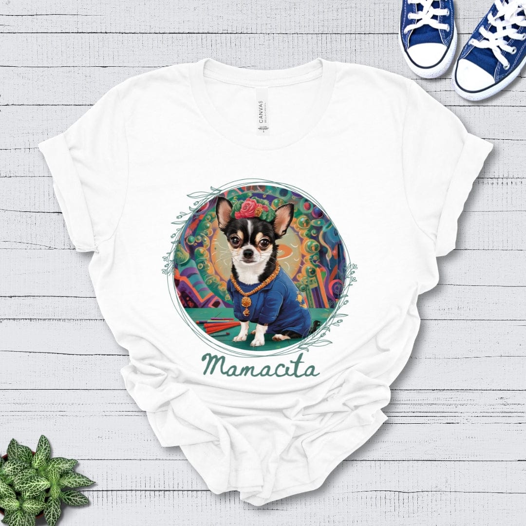 T-Shirt White / S Mamacita Camila Chihuahua Design Premium Unisex Tee --reallyintothat