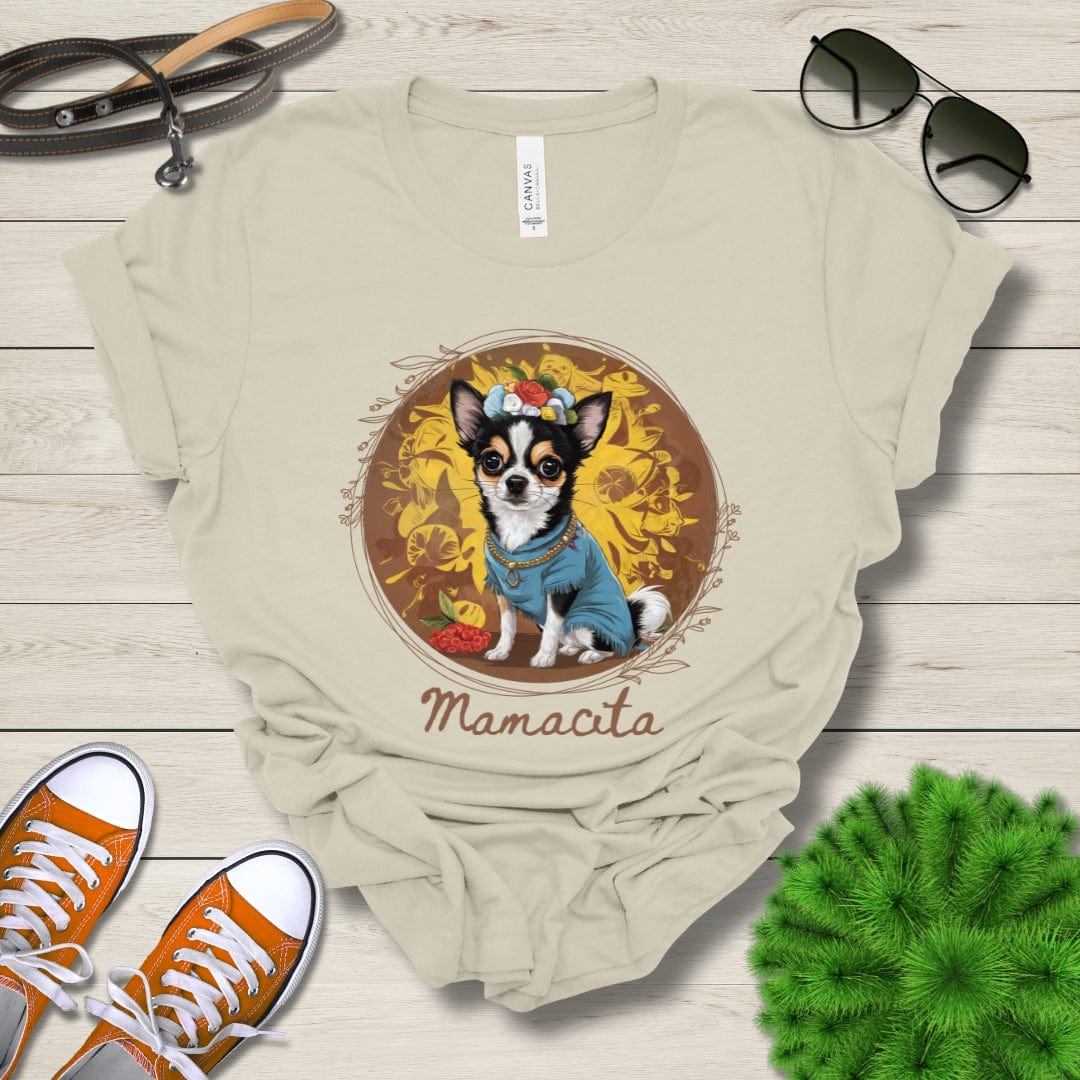 T-Shirt Natural / S Mamacita Mia Chihuahua Design Premium Unisex Tee --reallyintothat