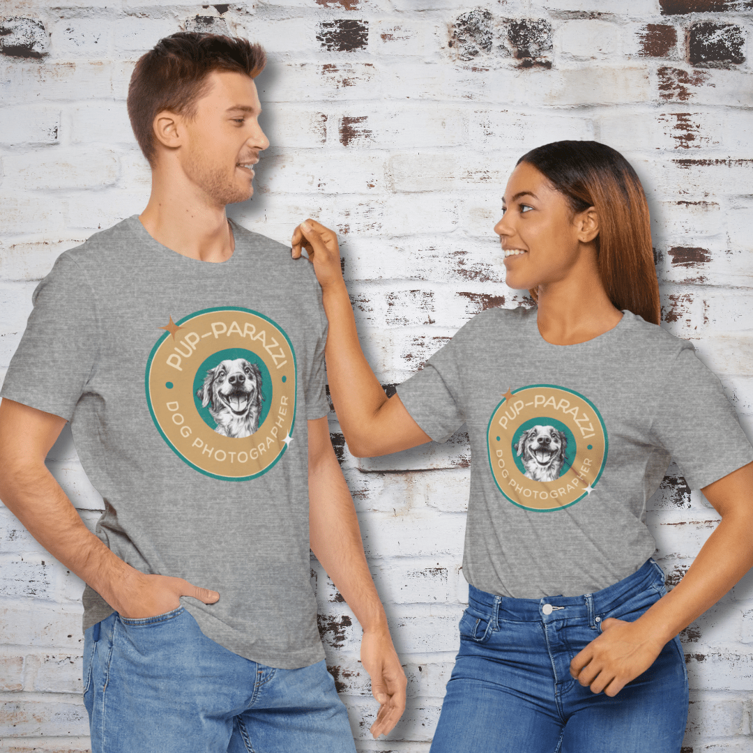 T-Shirt Pup-parazzi Premium Unisex Tee - Fun Casual Wear for Dog Lovers --reallyintothat